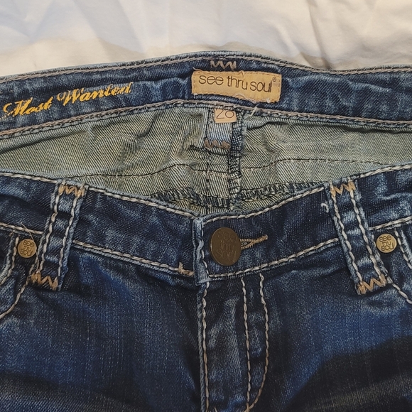 Women's See Thru Soul most wanted size 28 jeans. - Picture 3 of 6